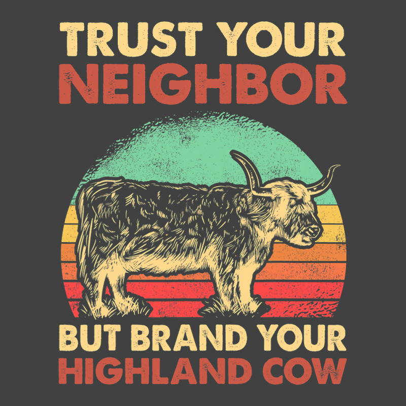 Highland Cattle Breeder Hairy Cow Farmer Highland  Vintage T-shirt | Artistshot