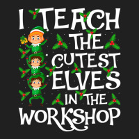 I Teach Cutest Elves In The Workshop Teacher Elf C Ladies Polo Shirt | Artistshot