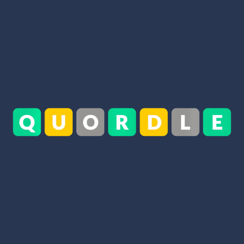 Quordle Online Word Daily Word Puzzle Game Gift Pu Men Denim Jacket | Artistshot