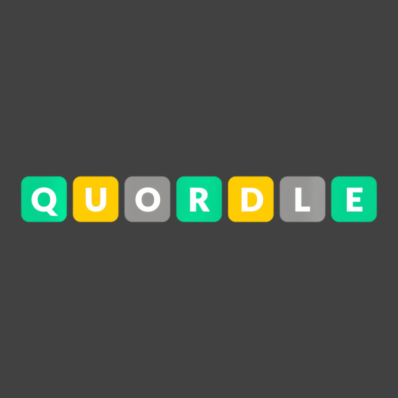 Quordle Online Word Daily Word Puzzle Game Gift Pu Vintage T-shirt | Artistshot