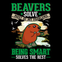 Beavers Solve Most Of My Problems Beaver Adjustable Cap | Artistshot