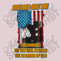 Blessed Are The Peacemakers Funny Novelty Ladies Fitted T-shirt | Artistshot