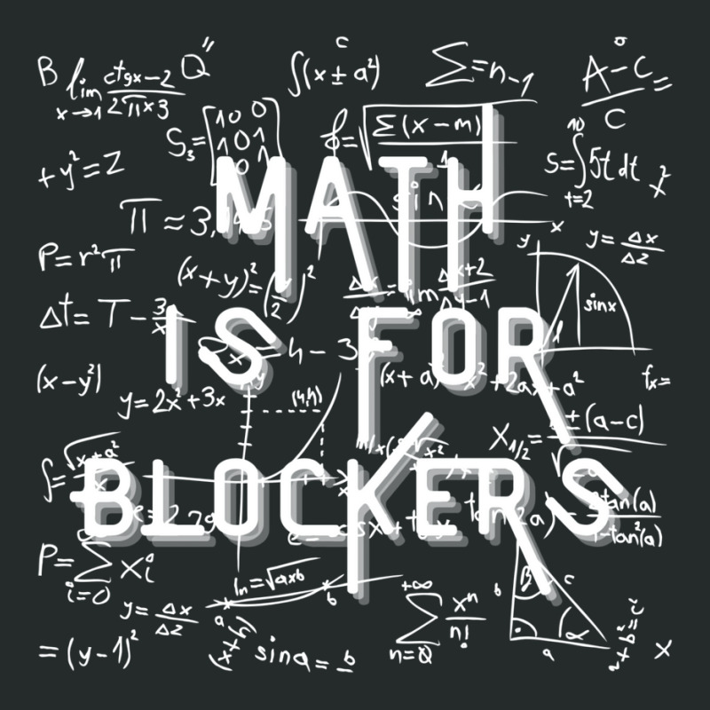 Math Is For Blockers Mtg Inspired Women's Triblend Scoop T-shirt by slavissweersq | Artistshot