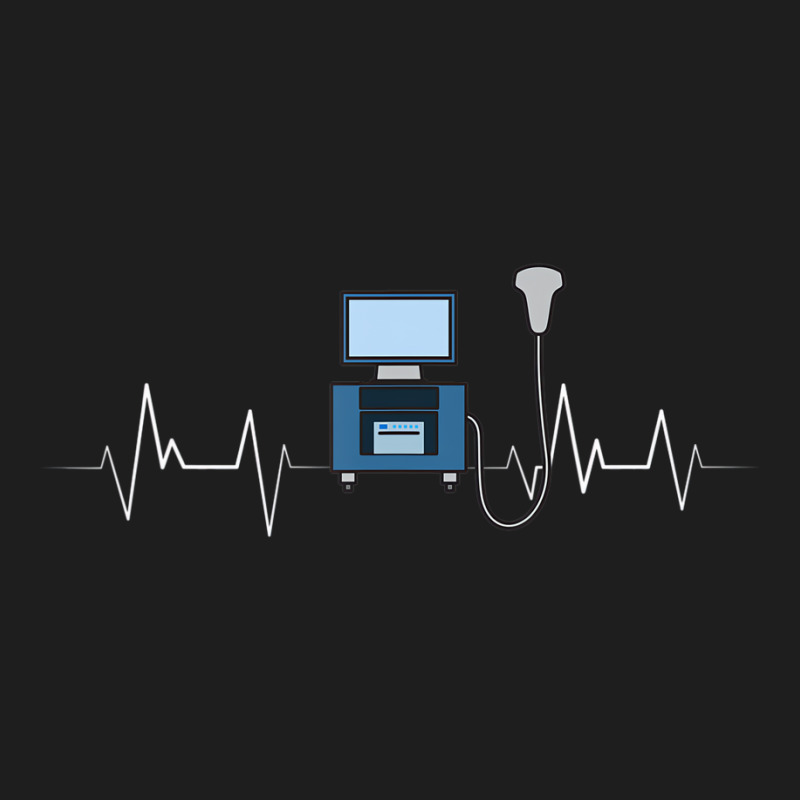 Ultrasound Technologists Sonographers Heartbeat Ra Classic T-shirt by terrilyn | Artistshot