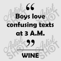 Wine   Boys Love Confusing Texts At 3 Am Hoodie & Jogger Set | Artistshot