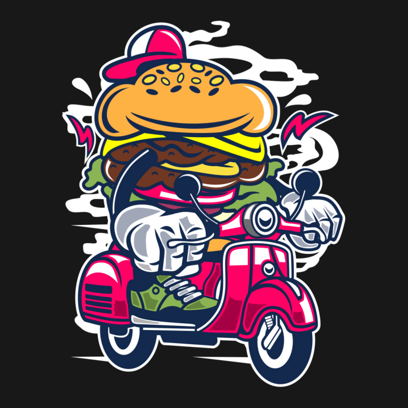 Burger Scooter Flannel Shirt | Artistshot