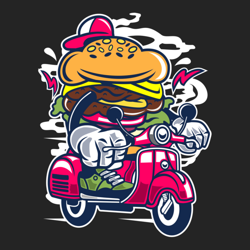 Burger Scooter 3/4 Sleeve Shirt | Artistshot