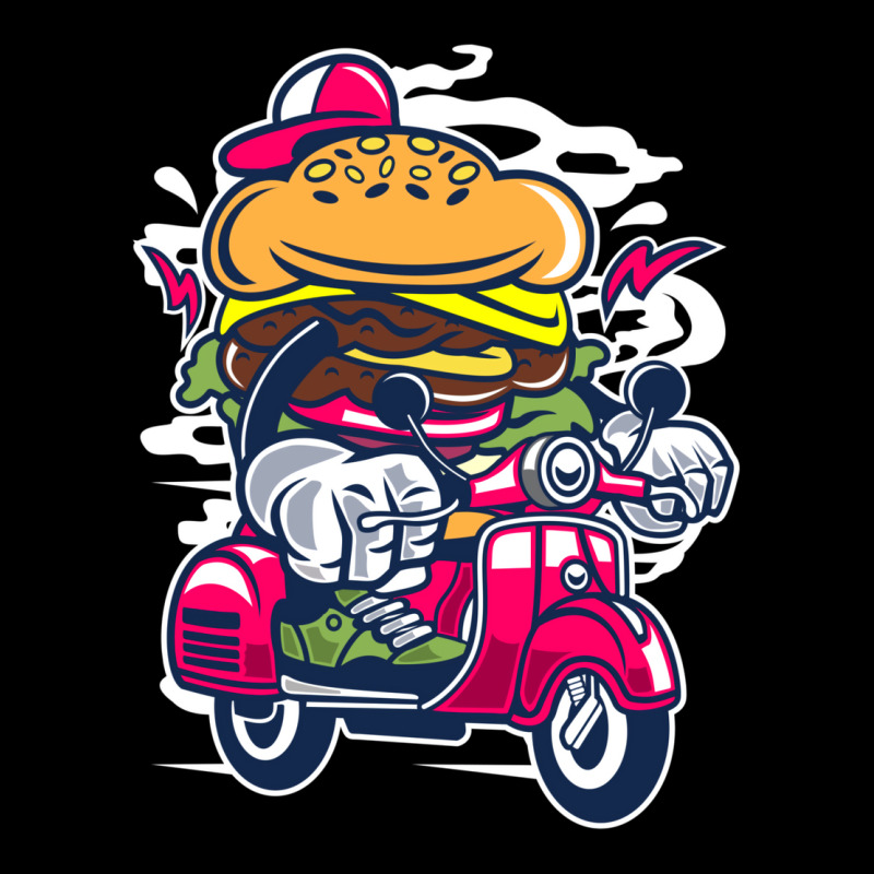 Burger Scooter Zipper Hoodie | Artistshot