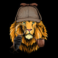 Lion Detective Wildlife Lion Safari Animal Lover 1 Adjustable Cap | Artistshot