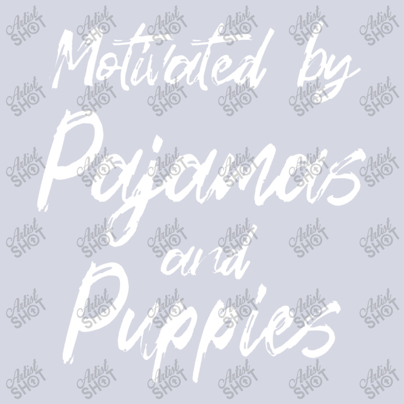 Motivated By Pajamas And Puppies Funny Fleece Short | Artistshot