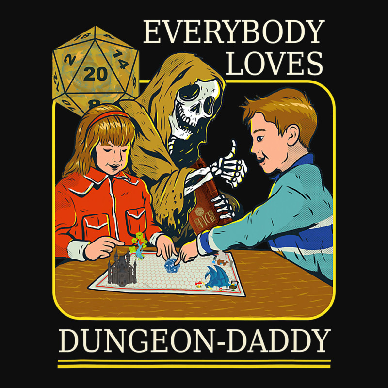 Rpg D20 Dice Dungeon Daddy Fantasy Pen And Paper B Crop Top | Artistshot