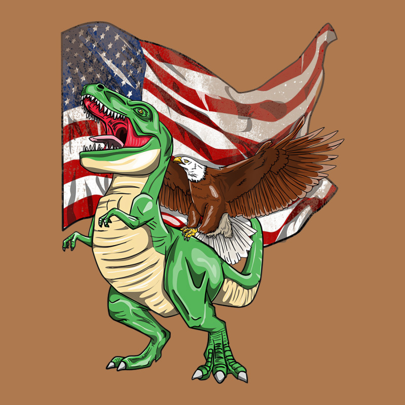 Bald Eagle Riding T Rex Dinosaur American Flag Pat Vintage Short | Artistshot