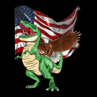 Bald Eagle Riding T Rex Dinosaur American Flag Pat Lightweight Hoodie | Artistshot