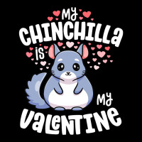 My Chinchilla Is My Valentine Kawaii Valentines Da Cropped Sweater | Artistshot