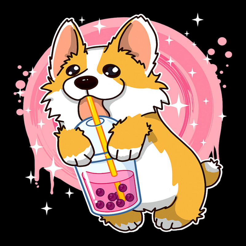 Boba Milk Tea Corgi Dog Puppy Lover Kawaii Japanes Legging by DEBORAHBOURSSIQUOT | Artistshot