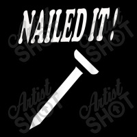 Nailed It Funny, Novelty, Slogan Cropped Sweater | Artistshot