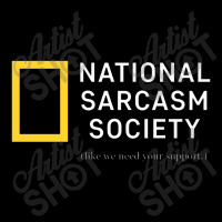 National Sarcasm Society Funny Novelty Humor Cropped Hoodie | Artistshot