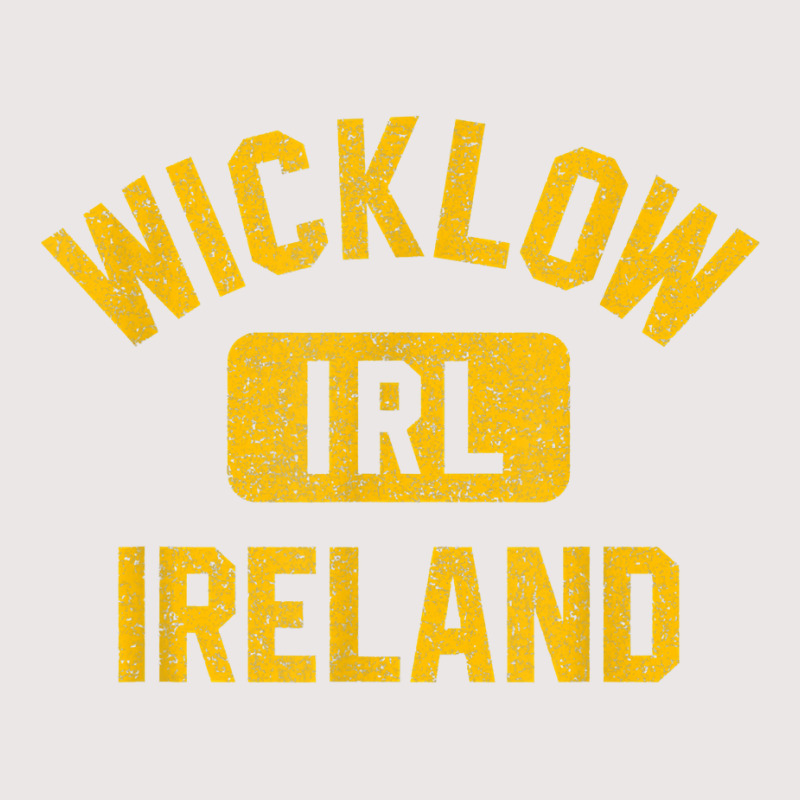 Wicklow Ireland Irl Gym Style Green W Distressed A Pocket T-shirt | Artistshot