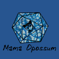 Mama Opossum Blue D20 Ladies Fitted T-shirt | Artistshot