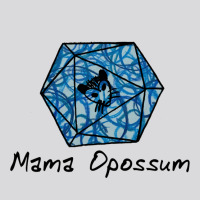 Mama Opossum Blue D20 Women's Triblend Scoop T-shirt | Artistshot