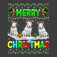 Xmas Lighting Santa Hat Merry Christmas Bull Terri Men's Polo Shirt | Artistshot