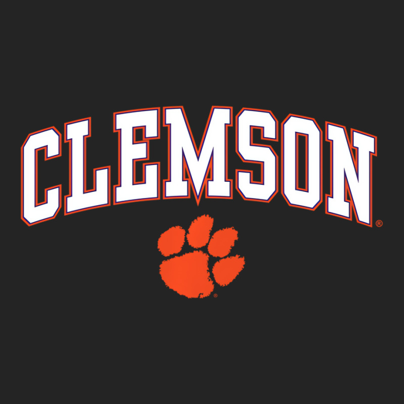 Clemson Tigers Arch Over Dark Heather Officially L 3/4 Sleeve Shirt by aceyzzhue | Artistshot