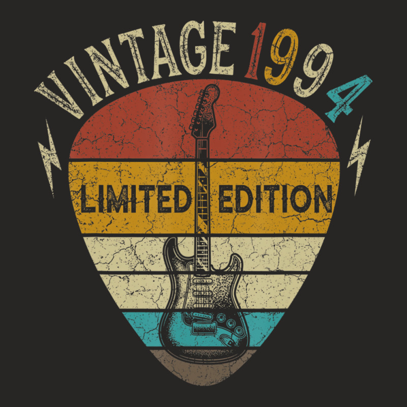 Guitar Lover 28 Year Old Gifts Vintage 1994 Limite Ladies Fitted T-Shirt by aiiluurosy | Artistshot