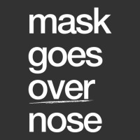 Mask Goes Over Nose Psa Quarantine Social Distance Baby Bodysuit | Artistshot