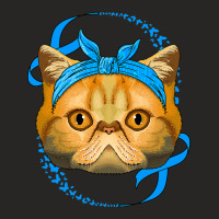 Exotic Shorthair Diabetes Awareness Cat Blue T1d S Ladies Fitted T-shirt | Artistshot