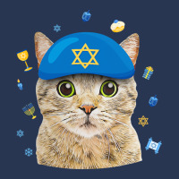 Happy Hanukkah Hanucat Cat Mom Pet Lovers Jewish H Men Denim Jacket | Artistshot