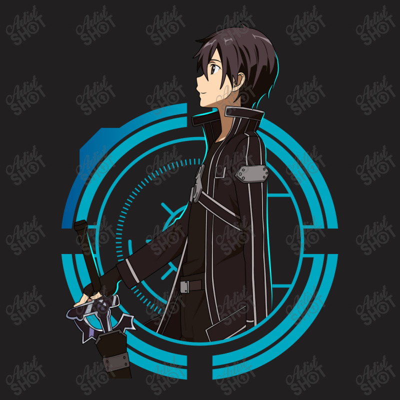 Sword Art Online -  Kirito T-Shirt by Hala-Art | Artistshot