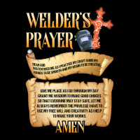 Welders Prayer Watch Over Me Welding Steelworker W Cropped Hoodie | Artistshot