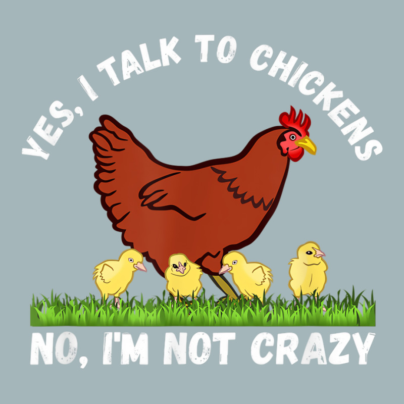 Yes I Talk To Chickens, No I'm Not Crazy   Funny F Unisex Sherpa-lined Denim Jacket | Artistshot