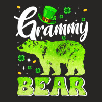 St Patricks Day Grammy Bear Family Matching Ladies Fitted T-shirt | Artistshot