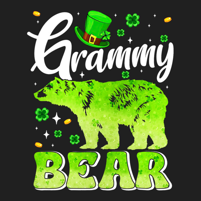 St Patricks Day Grammy Bear Family Matching Ladies Polo Shirt by kerrmanthez | Artistshot