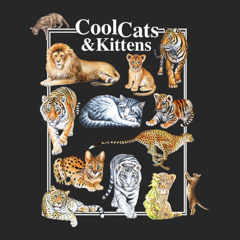 Cool Cats And Kittens Tiger Lion Leopard Felines T Men's T-shirt Pajama Set | Artistshot