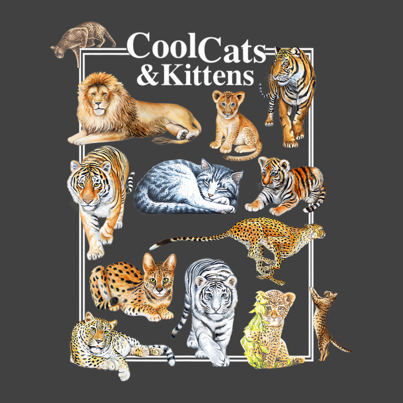 Cool Cats And Kittens Tiger Lion Leopard Felines T Vintage T-shirt | Artistshot