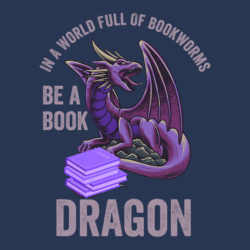 In A World Full Of Bookworms Be A Book Dragon Ladies Denim Jacket by kerrmanthez | Artistshot