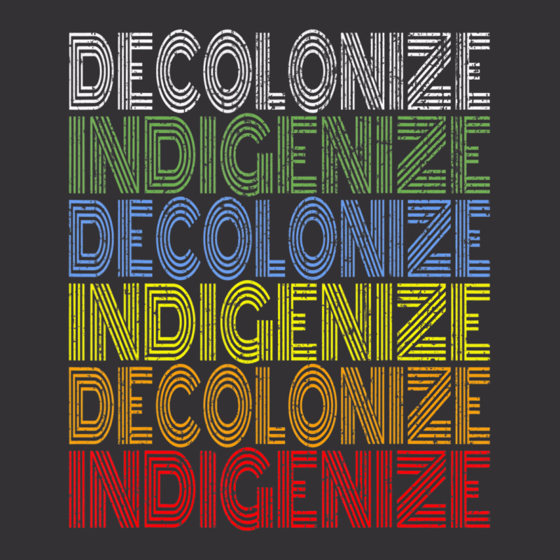 Decolonize Indigenize Shirt Native American Educat Vintage Hoodie And Short Set | Artistshot