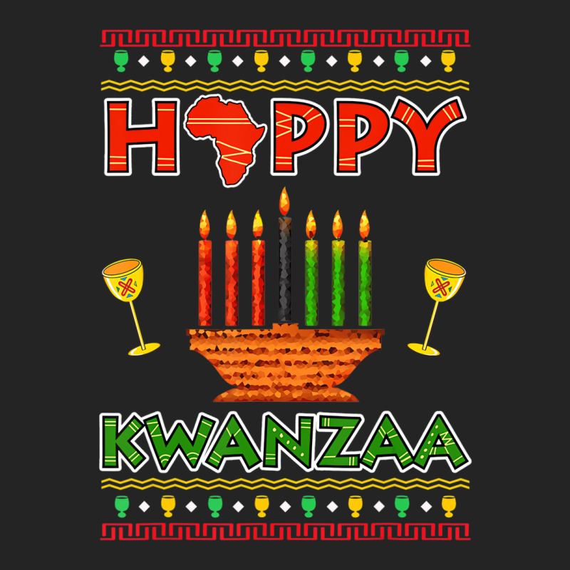 Happy Kwanzaa Kinara Candles African American Chri 3/4 Sleeve Shirt by aiiluurosy | Artistshot