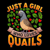 Funny Quail Bird Lover Just A Girl Who Loves Quail Adjustable Cap | Artistshot