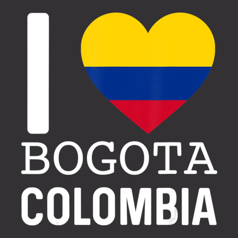 I Love Bogota Colombia Flag Map Colombian Pride Ca Vintage Short | Artistshot