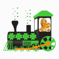 Dinosaur On Train St Patrick's Day Train Irish Sha Coffee Mug | Artistshot