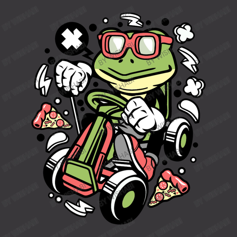 Frog Gokart Racer Ladies Curvy T-Shirt by wishabi | Artistshot