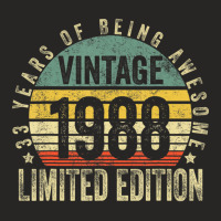 33 Year Old Gifts Vintage 1988 Limited Edition 33r Ladies Fitted T-shirt | Artistshot