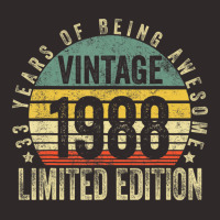 33 Year Old Gifts Vintage 1988 Limited Edition 33r Racerback Tank | Artistshot