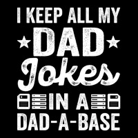 Mens Daddy Shirt. Dad Jokes Dad A Base Database Fa Adjustable Cap | Artistshot