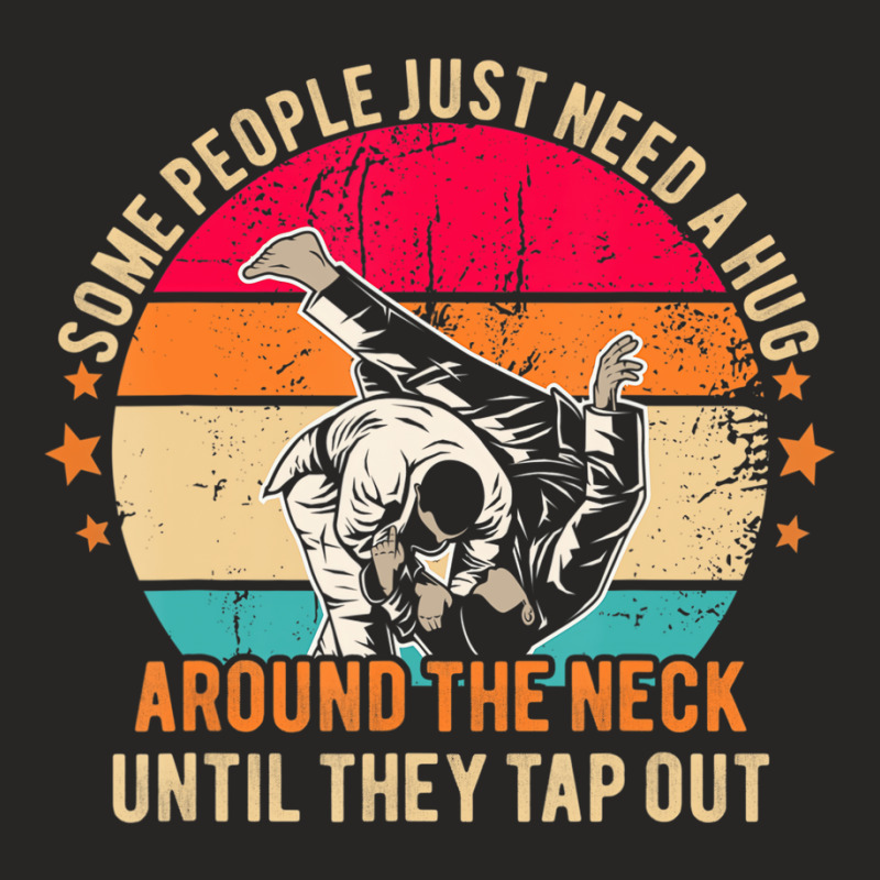 Some People Just Need A Hug Brazilian Jiu Jitsu Mm Ladies Fitted T-Shirt by bettincam | Artistshot