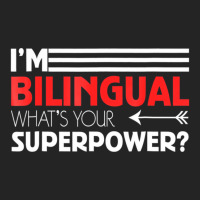 Bilingual Superpower T Shirt Celebrates Language L 3/4 Sleeve Shirt | Artistshot