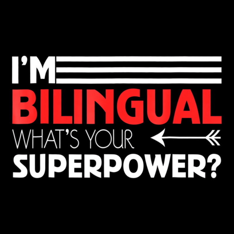 Bilingual Superpower T Shirt Celebrates Language L Fleece Short by mauthe | Artistshot